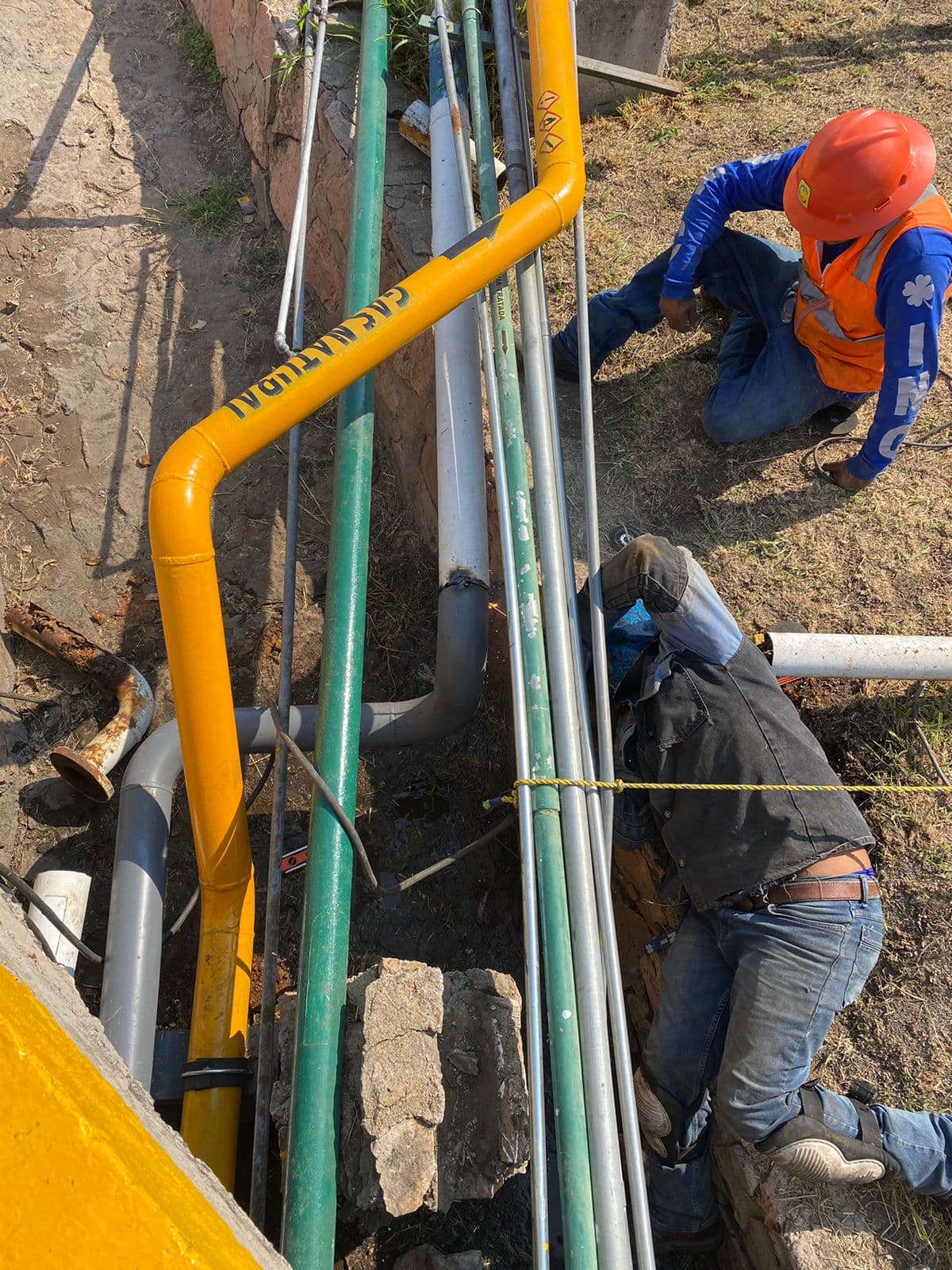 Soldadura en tubería de gas natural 4